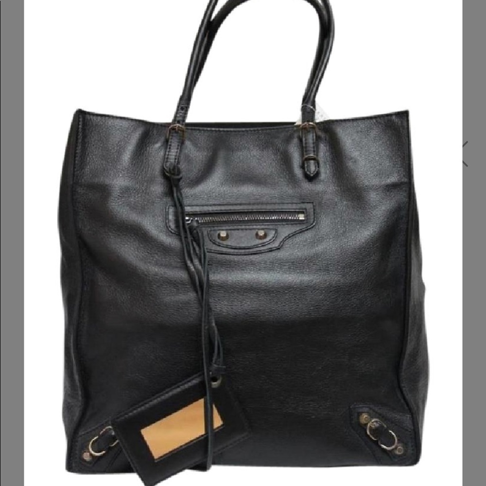 Balenciaga Papier A5 Classic Tote, Black, NWT
